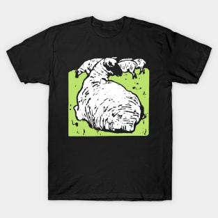 Victorian Sheep in Field T-Shirt